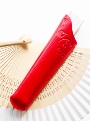 Funda Abanico Grabada en Piel "Curpai"