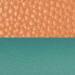 Marrón Cuero/Verde Turquesa