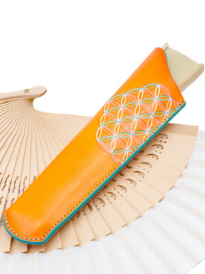 Funda Abanico Flor de la Vida